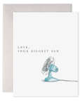 Biggest Fan Love & Friendship Greeting Card