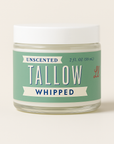 Unscented Whipped Tallow – All-Natural Moisturizer | Pure Beef Tallow Cream for Face & Body |Lady May Handmade, Preservative-Free Skincare