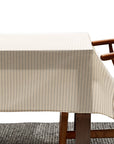 Natural Tablecloth Modern Stripes – Recycled Cotton, 3 Sizes