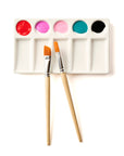 Porcelain Palette - 10 Wells - Durable & Easy to Clean