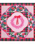 Very Merry Wreath 33"x33" Premium Mahjong Mat