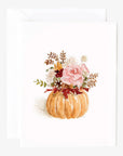 Pumpkin bouquet notecard