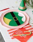 Elf Candy Cocktail Red Napkins