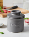 The Original Butter Bell® Crock - Cafe Matte Gray