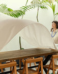 Natural Tablecloth Modern Stripes – Recycled Cotton, 3 Sizes