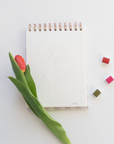 Flowers watercolor workbook