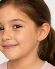 Cupcake Enamel Flat Back Kids Earrings
