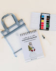 A little bit of winter - mini watercoloring book