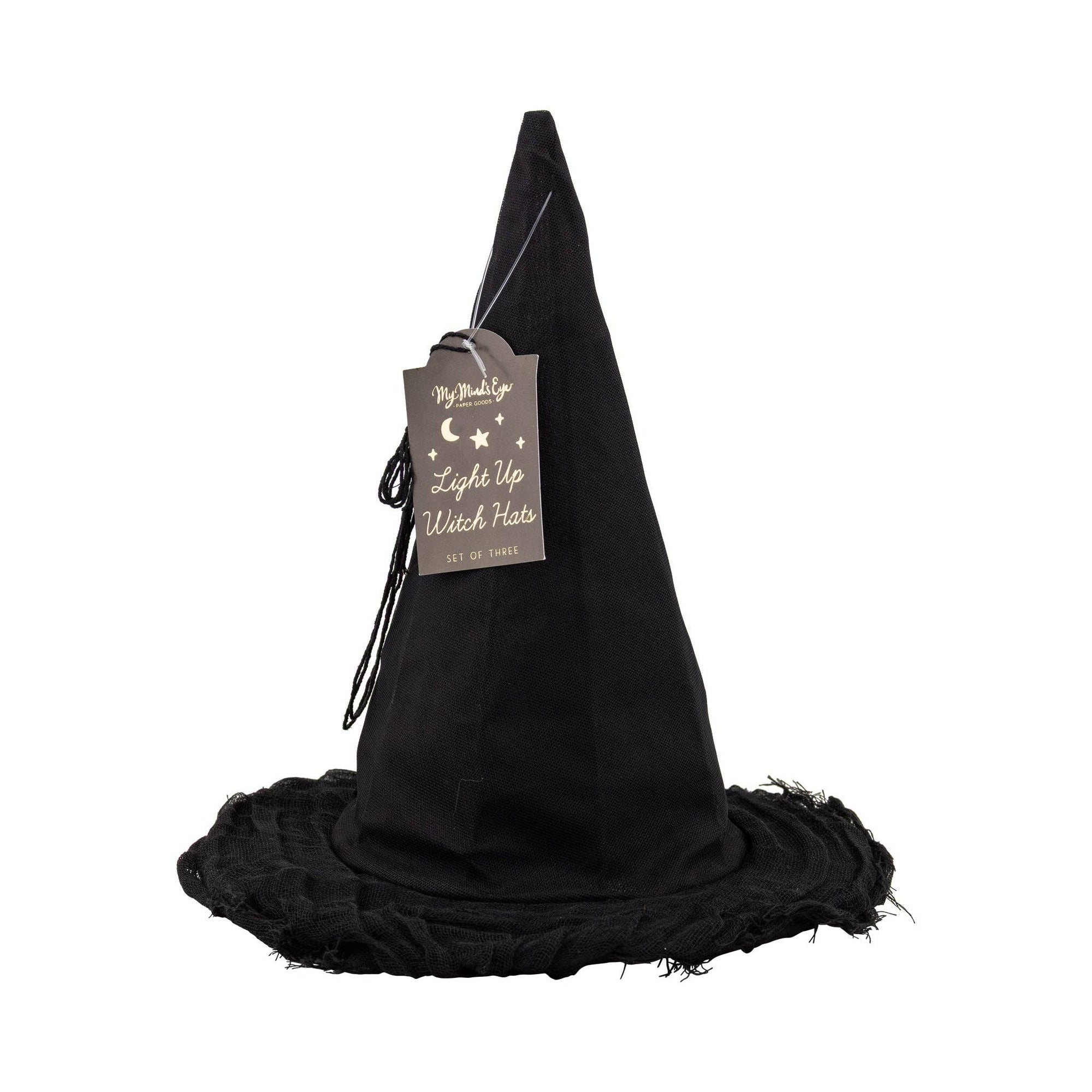 Light Up Witch Hat Halloween Decor | Spooky Party Decoration
