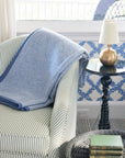 Harborview Herringbone Cornflower Blanket