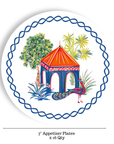 Chinoiserie 16ct 7" Paper Plates–Appetizer/Dessert Separates