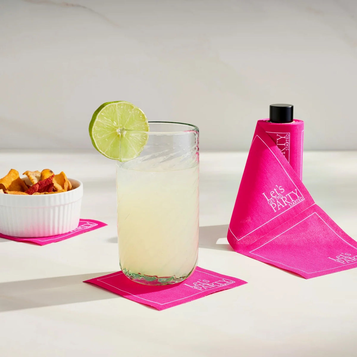 Black Cocktail Napkin Stand