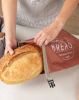 Reusable Bread Bags – Eco-Friendly Food Storage with Waterproof Liner