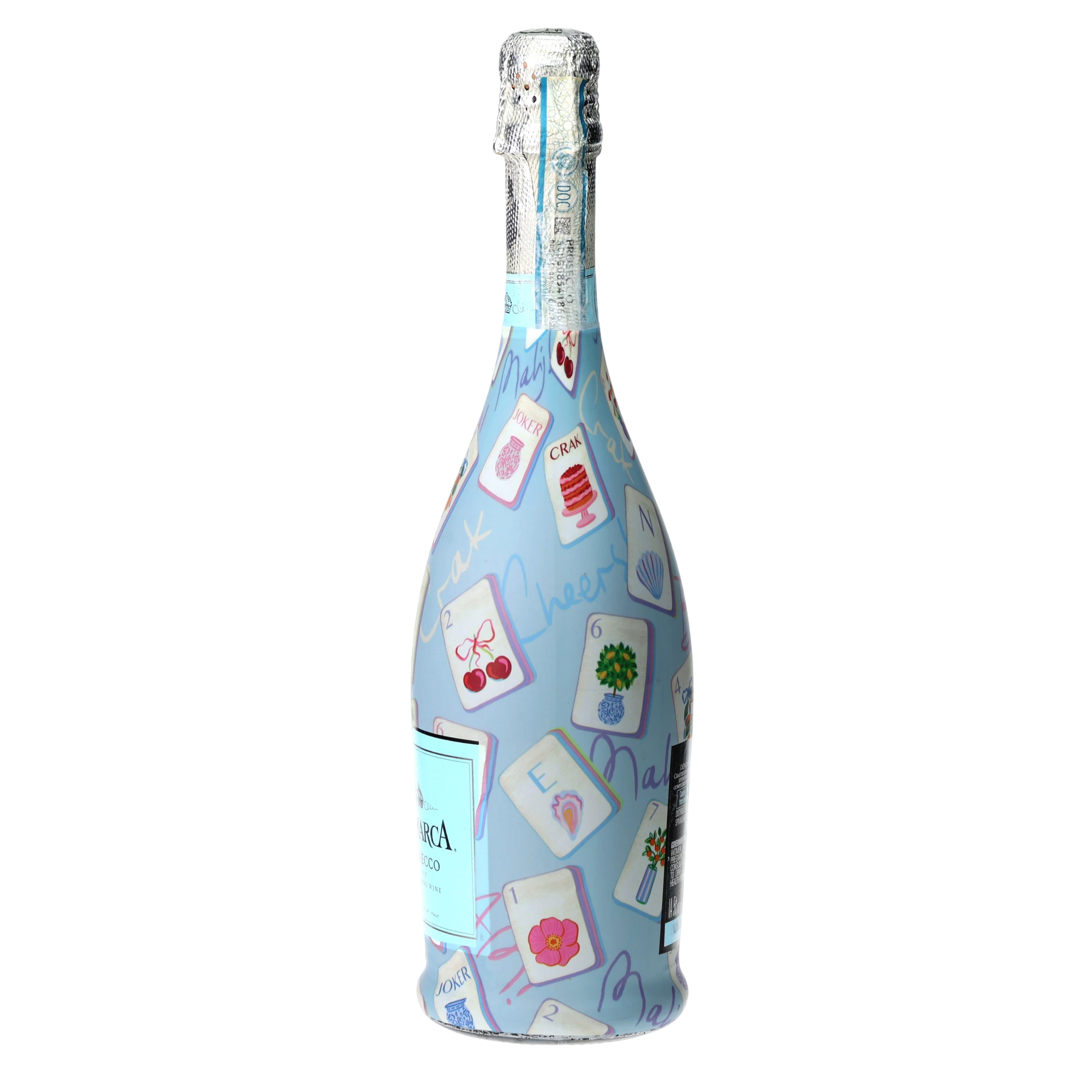 Beau Bottles Pastel Blue Mahjong - Prosecco Collection