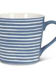 Graphic Stripes Mug-Blue-3.5"H(13oz)