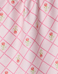 Rose Lattice Tea Towel