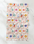 Tile Toss Tea Towel