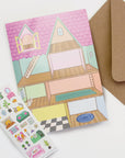 Sticker Scene Card - Dollhouse