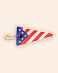 USA Sail Flag Floating Keychain
