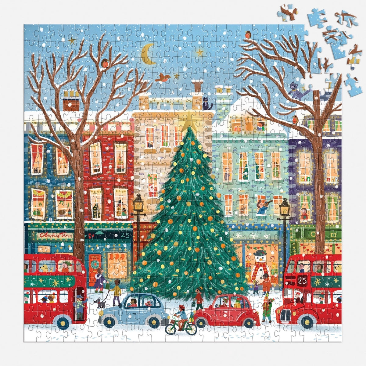 Tinsel City 500 Piece Foil Puzzle