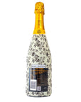 Beau Bottles Black and White Floral - Champagne Collection