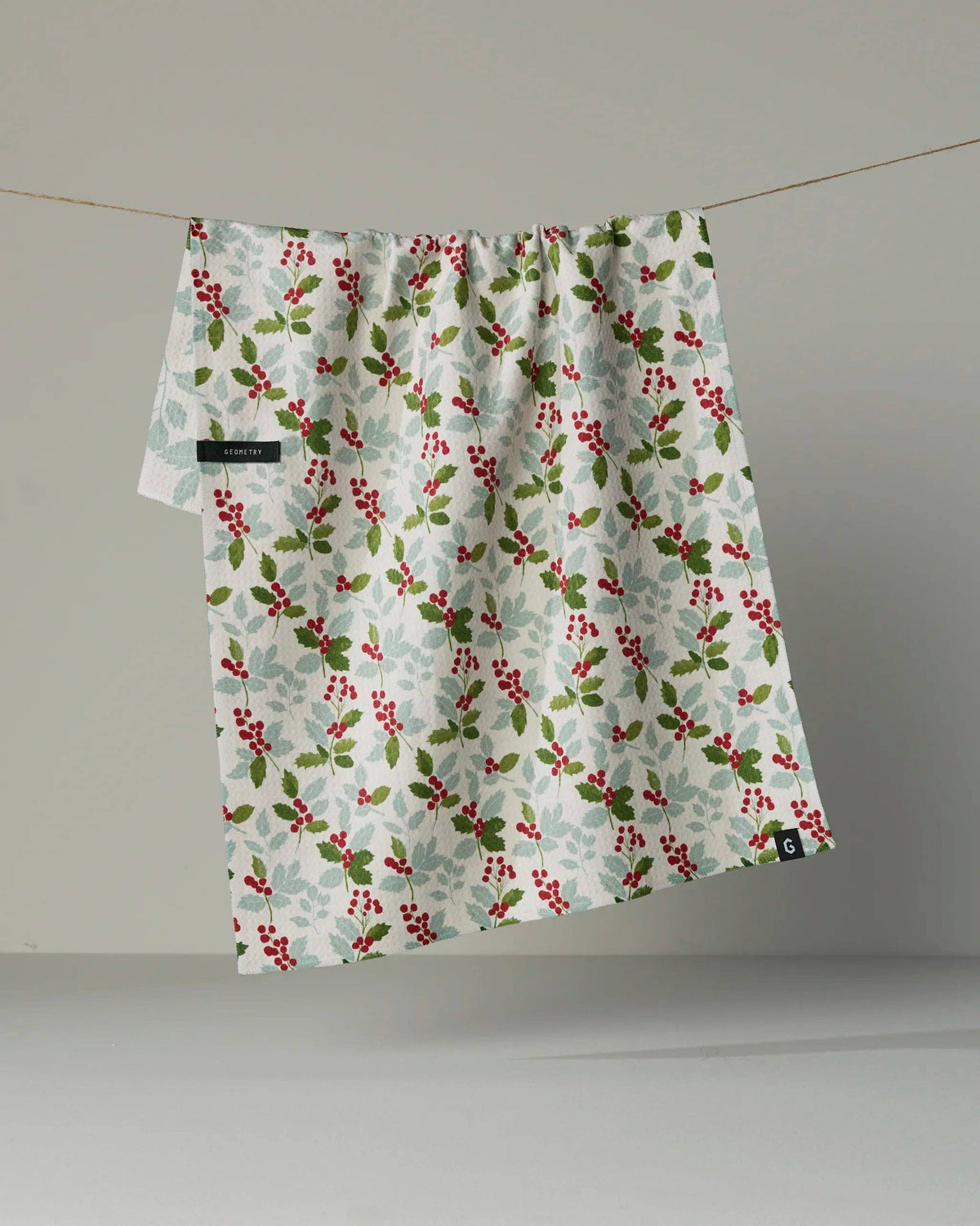 Holly Lane Luxe Geometry Kitchen Towel