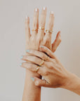 Gold Rings - Ridged