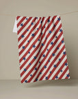 Patriotic Stripe Tea Towel