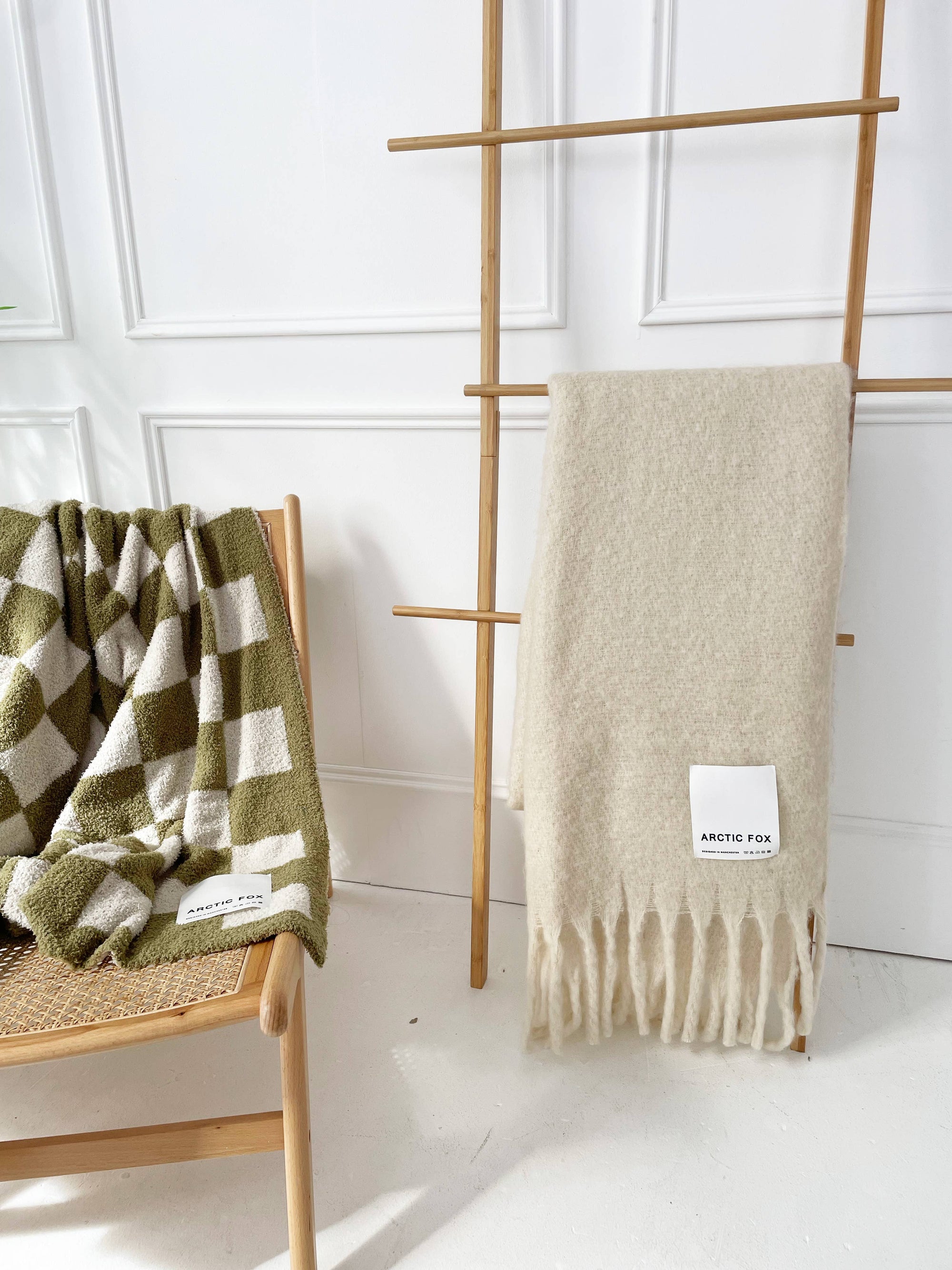 Reykjavik Throw - Pebble Beige