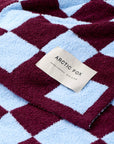The Teddy Throw - 100% Recycled - Blue Check - FW25