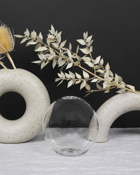 Clear Neva Candle Holder