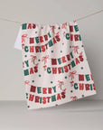 Christmas Banner - Geometry Kitchen Tea Towel - Holiday 2026