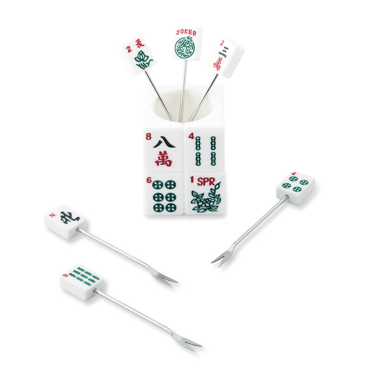 7-Piece MahJong Cocktail Pick Set