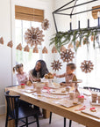 Gingerbread Holiday Fan Set | 3D Christmas Party Decorations