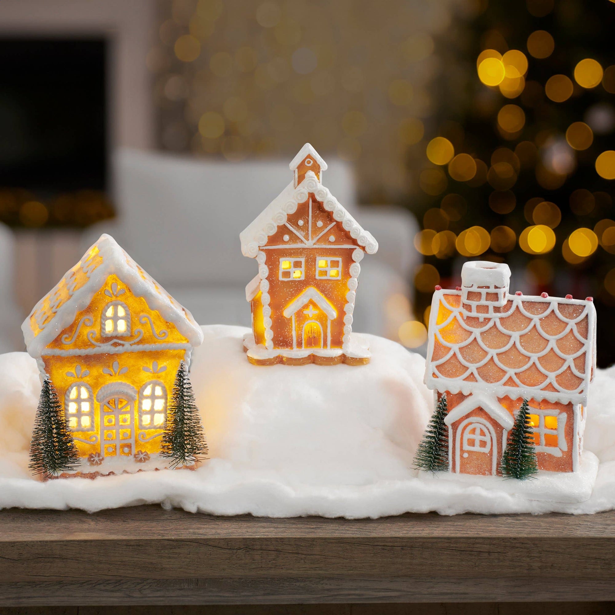 Lighted Iced Gingerbread Figurine