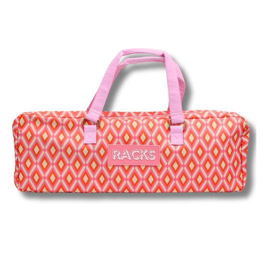 Mahjong Rack Bag  Pink/Orange