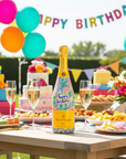 Beau Bottles Happy Birthday Floral - Champagne Collection