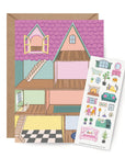 Sticker Scene Card - Dollhouse