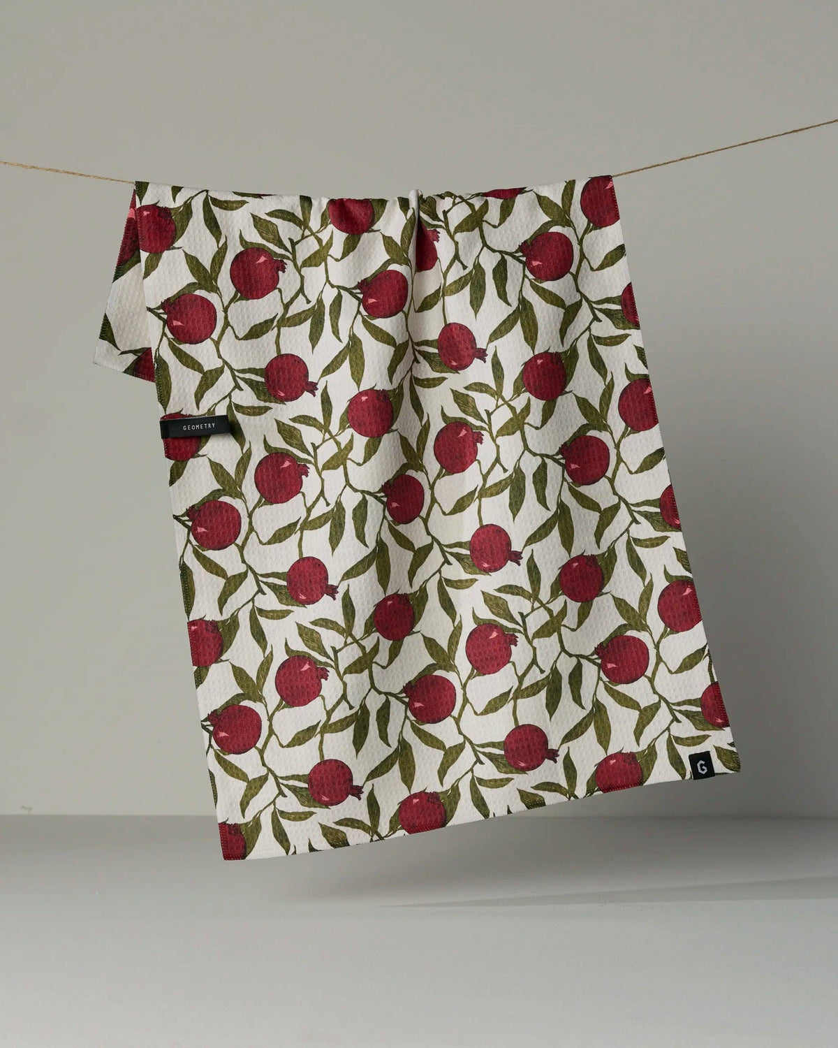 Ruby Rind Luxe Geometry Kitchen Towel