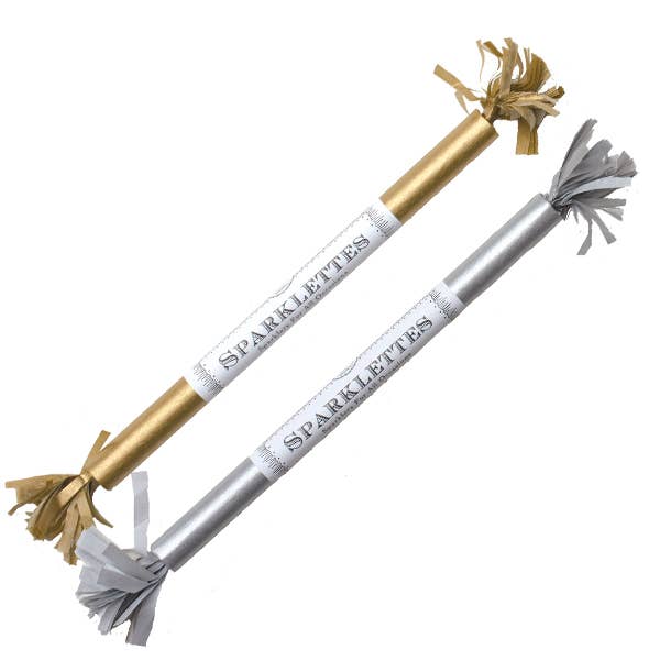 Sparklettes 8" - Gold &amp; Silver - Tube of 8