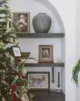 Glowing Christmas Tree Framed Antique Art