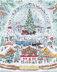 Alpine Village Snowglobe 500 Piece Foil Puzzle - Michael Storrings