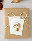 Dahlia mini enclosure notecard