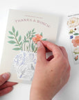 Sticker Scene Card - Thank You Bouquet