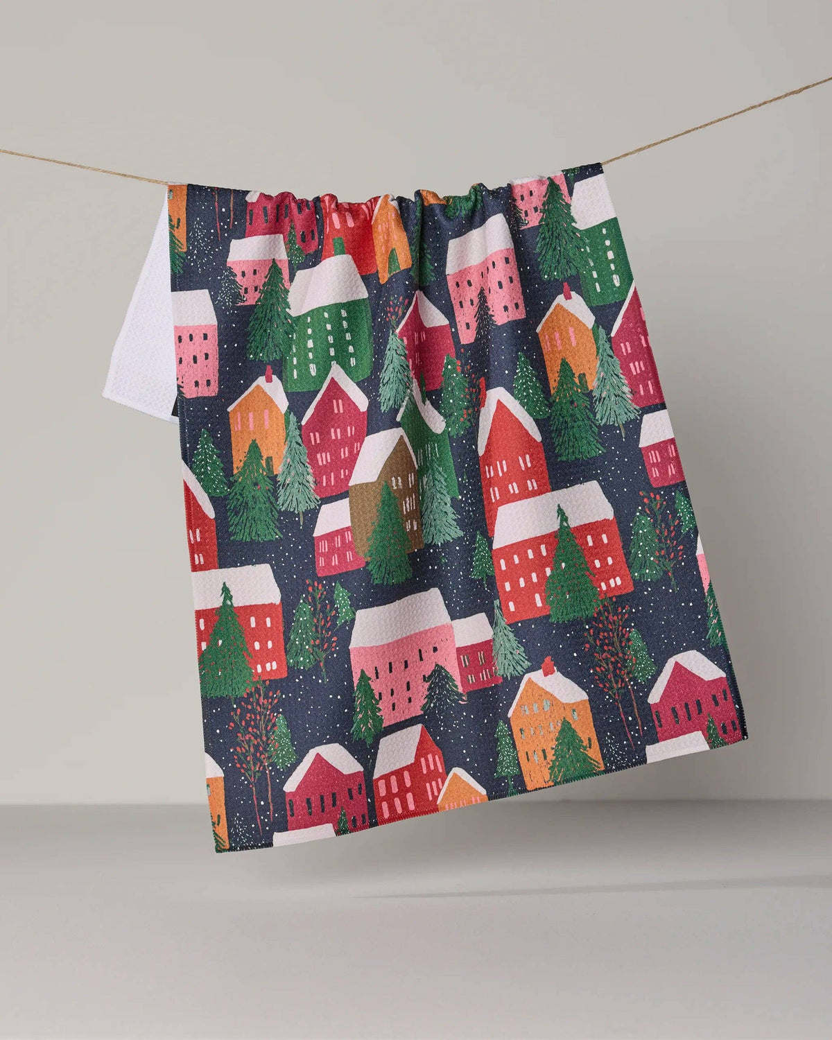 Alpine Village - Geometry Kitchen Tea Towel - Holiday 2026