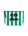 "CLUB PICKLE" LARGE ZIP POUCH, MULTI
