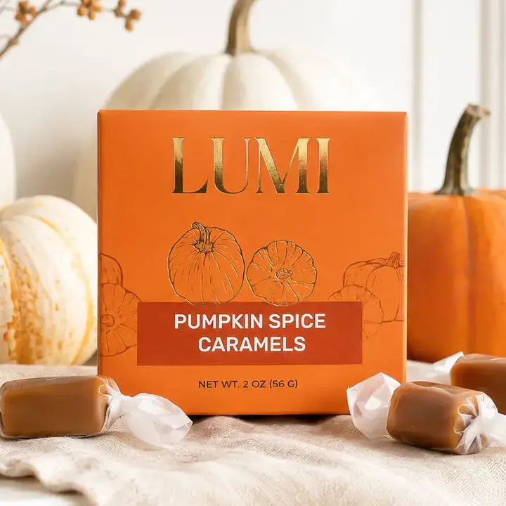 Fall Pumpkin Spice Caramels, 2 oz