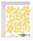 Yellow Flowers Greeting Card
