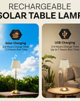 Bell + Howell Rechargeable Solar Touch Control LED T. Lamp