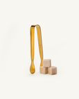 Gold Luxe Mini Tongs – 4.5in | Precision Serving for Mixer Cubes & Garnishes